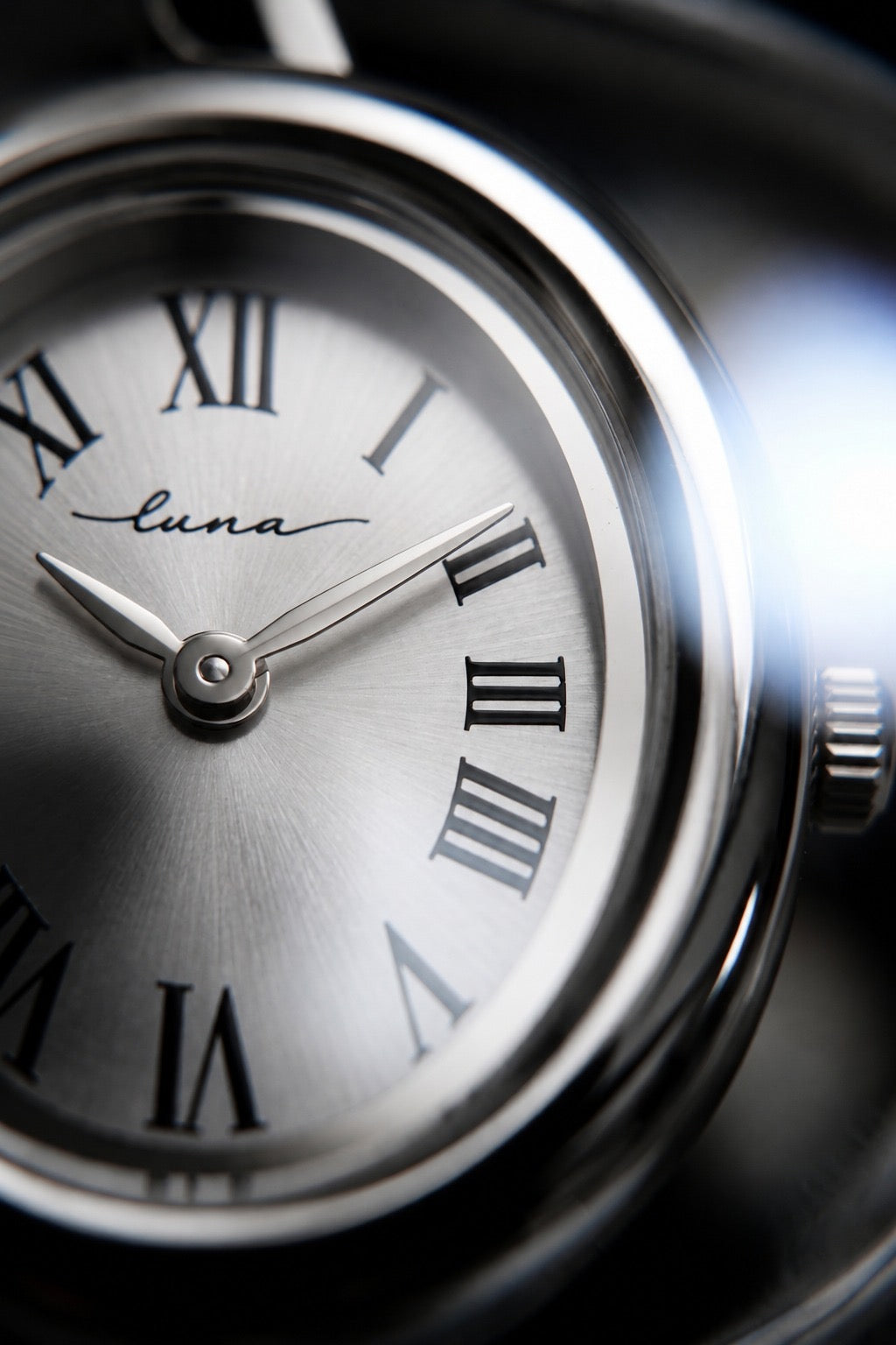 Luna silver watch