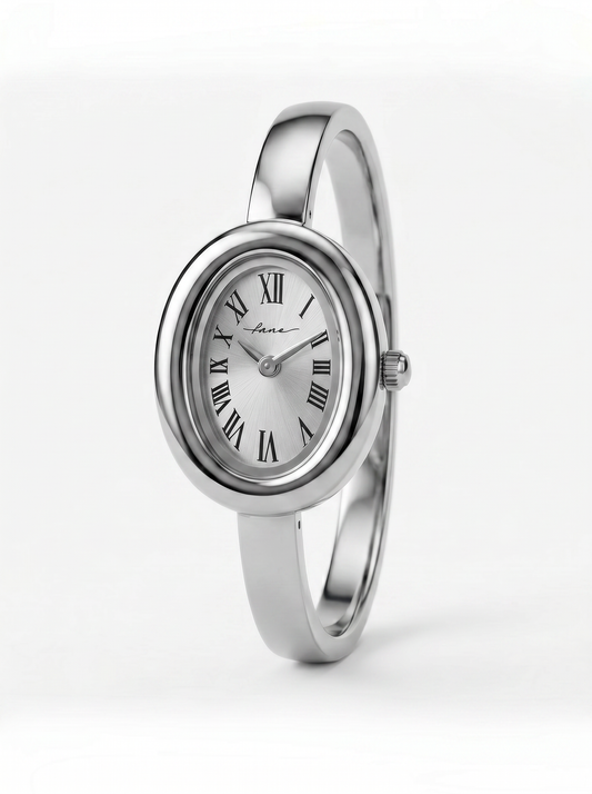 Luna silver watch