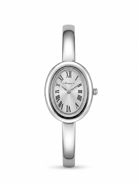 Luna silver watch
